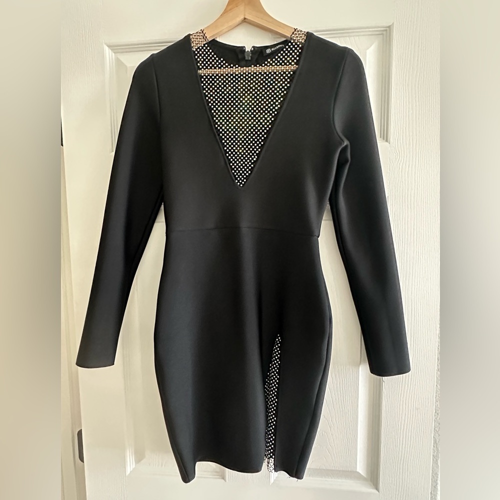 Chic Black Long Sleeve Dress